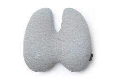 China Custom Office Chair Memory Foam Back Cushion Waist Support Pillow Grey supplier