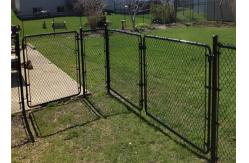 China anti corrosion Powder Coated 8 Ft Chain Link Fence Gate supplier