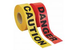 China Custom Logo PE Caution Warning Tape Non-adhesive Barricade Tape for Warning supplier