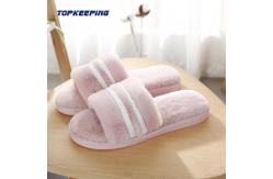 China CE Certificated Custom PVC Outsole Furry Slides Slippers supplier
