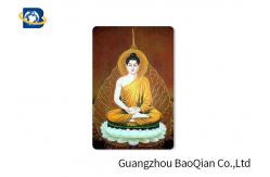 China Buddha Religion Premium 3D Lenticular Card PET / PP Motion Effect  Printing Figure supplier