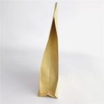 Custom Accepted Stand up Eco-Friendly Bags Kraft Paper PLA Bags with Zipper for sale