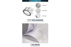 China 18um Reinforced Aluminum Fiberglass Self Adhesive Tape supplier