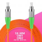 FC To FC Connector Multimode Fiber Optic Cable FC APC FC APC Simplex 2 Core for sale