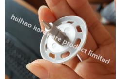 China 0.300 Insulation Fixing Drive Pins With Plastic Washers For Pneumatic Stapler supplier