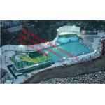 Backyard swimming pool water slide for inflatable pool inflatable pool with slide for sale