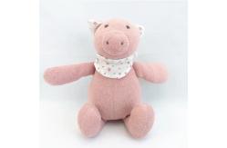 China Soft Piggy Loveable Pink Huggable Plush Toys PP Cotton Stuffed Sitting Animal Children Toy supplier