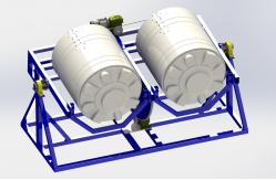 China Automatic Rock And Roll Rotomoulding Machines For Efficient Production supplier
