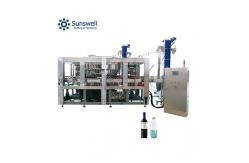 China Energy Drink PET beverage bottling machine 400V Washing Screw 4 In 1 Monoblock supplier