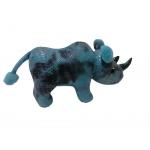 OEM Blue Rhinoceros Gift Stuffed Animal Ultra Soft for sale