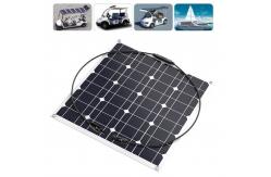 China Small Powerful 12v 50w Solar Panel Semi Flexible Monocrystalline Solar Panel supplier