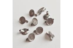 China Round Bondable Lingual Button  W/ Small Cleat Mesh Base supplier