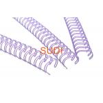 Steel Core Purple Color 41mm Double Spiral Binding for sale