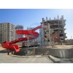 Customized Big Curve Water Slide Complex Spiral Pool Slide For Adults Kids