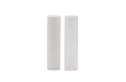 China Plastic Lip Balm Tube 17g Cylinder White Empty Deodorant Stick Container supplier