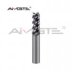 4 Flute Carbide U-Slot End Mill for Steel Stainless Inconel High Efficiency Roughing  Finishing for sale