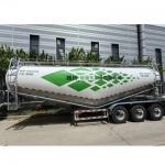 3 Axle 45cbm Semi-Trailer Bulk Cement Trailer Powder Semi Trailer with Availability