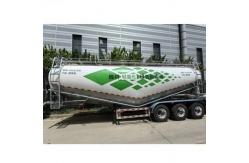 China 3 Axle 45cbm Semi-Trailer Bulk Cement Trailer Powder Semi Trailer with Availability supplier