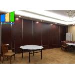 Decorative Wooden Restaurant Moving Flexible Foldable Partition Walls for sale