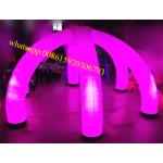 inflatable LED ivory tusk arch