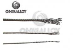 China Multi Stranded Nichrome Wire For Ceramic Pad Heater 19 Strands ROHS Approval supplier