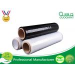 Custom Stretch Black Pallet Wrap Film 1-100mic Thickness For Food / Glass Package for sale