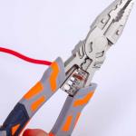 Precise Multifunction Pliers Cutting Edges 62 HRC 224mm Universal Wire Stripping Tool for sale