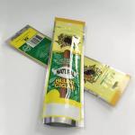 Custom Cigar Packaging Bag Tobacco PE Three Side Seal Bags With Window for sale