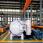 High Temperature Continuous Carbonization Furnace Induction Vacuum Heating Machine Oven for sale
