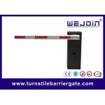 Card Reader Car Parking Barrier Gate Aluminum Alloy Motor With Loop Detector for sale