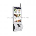 350cd/M2 Dual Screen AIO WiFi Fast Food Self Service Kiosk for sale
