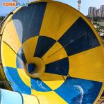 Raft Palaying Big Speaker Fiberglass Water Slide for sale
