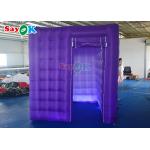 Double Stitching LED Light Inflatable Photo Booth For Film Events for sale