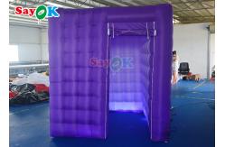 China Double Stitching LED Light Inflatable Photo Booth For Film Events supplier