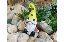 China Colorful Polyresin Garden Ornaments Rustproof Polyresin Gnome supplier