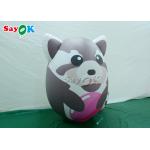 Customized Pvc Lovely Realistic Inflatable Raccoon Model