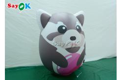 China Customized Pvc Lovely Realistic Inflatable Raccoon Model supplier