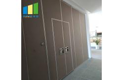 China MDF Melamine Hotel Operable Movable Sound Proof Partitions Wall For Banquet Hall supplier