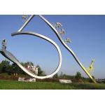 Large Metal Sculpture Garden Abstract Metal Sculpture Customized Size for sale