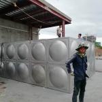 Sus304 Insulated Storage Tank , Factory / Airport 1000 Litre Square Water Tank for sale