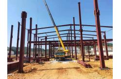 China Customizable Steel Structure Warehouse Building With Rolling Door supplier