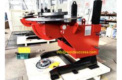 China Height Adjust 3 Tons Rotary Welding Turntable With Chuck supplier