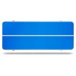 Women Inflatable Yoga Mat Blue Color / Home Blow Up Tumble Track for sale