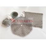 Stainless Steel Cast Iron Chain Mail Scrubber for sale