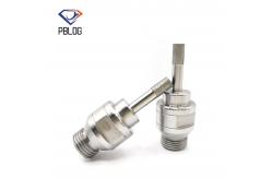 China Customization glass hole saw Threaded Solid Sintered Diamond drill Bits supplier