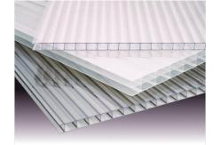 China Clear Twin Wall Polycarbonate Roofing Sheet With Modern Design 4mm-20mm Thickness supplier