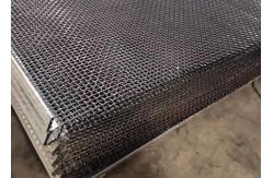 China High Tensile 65mn Hooked Galvanized Crimped Wire Mesh For Coal Mine Industry supplier