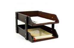 China Popular Office File Holder Leather Or PU Materials Document Holder supplier