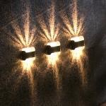 Courtyard Super Bright Solar Wall Light LED Garden Villa Washing Lamp for sale