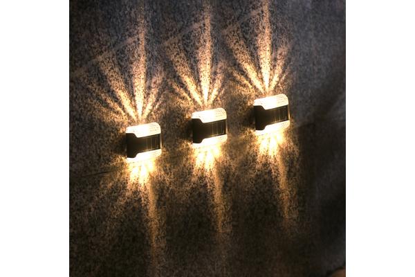 Courtyard Super Bright Solar Wall Light LED Garden Villa Washing Lamp